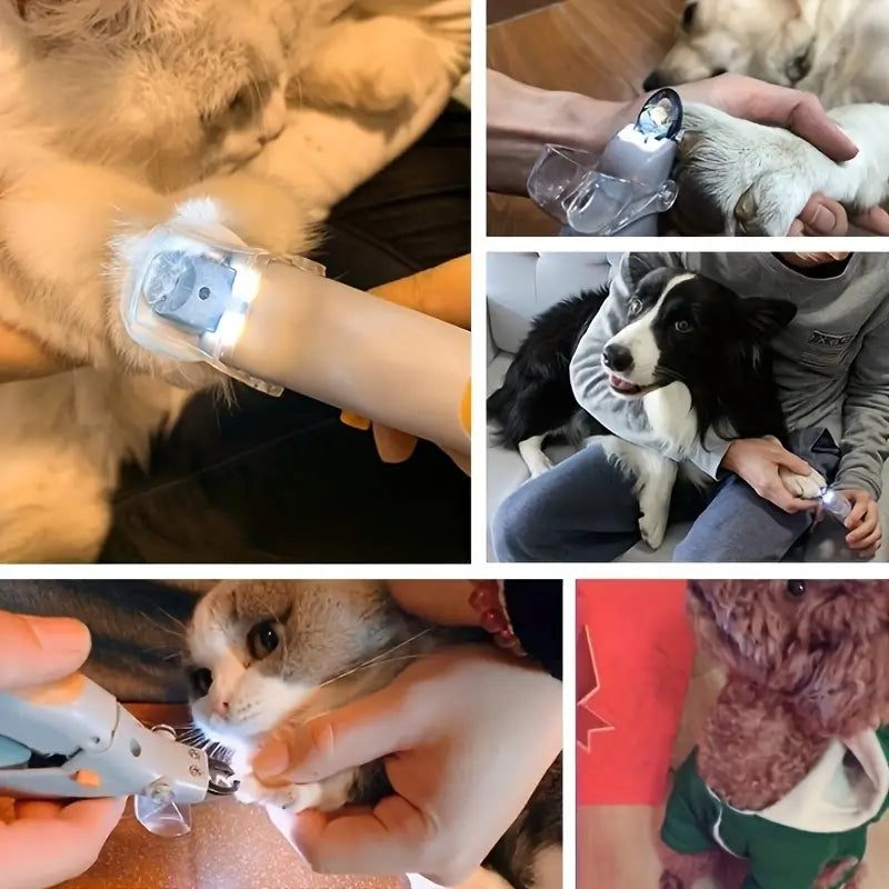 LED Krallenschere erkennt Blutlinie Hund Katze Krallen TRENDMOPS PAWZCARE