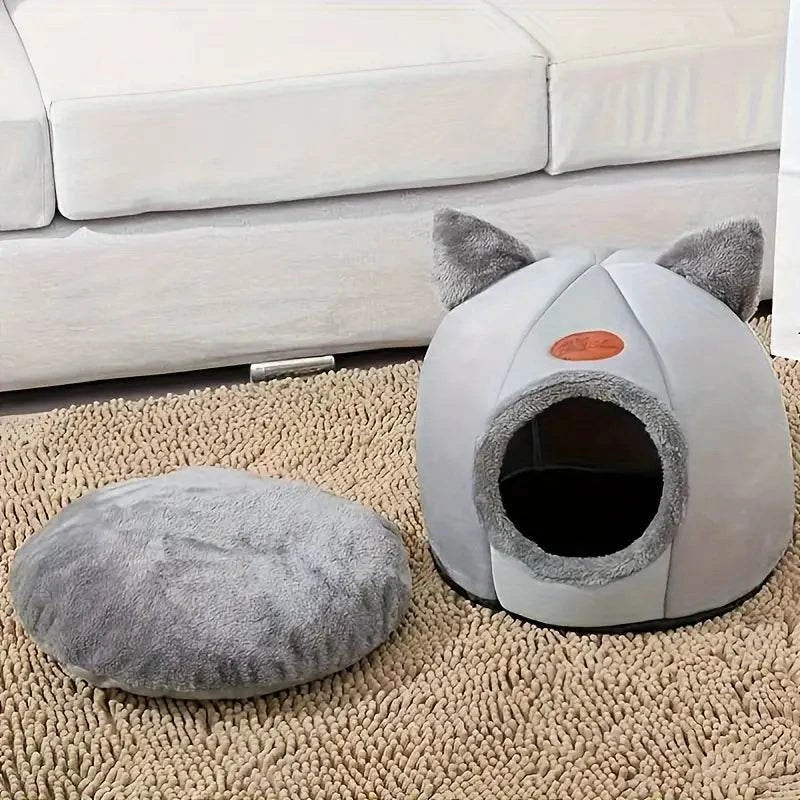 Katzenhöhle Katzenbett Höhle Katze kuschelig TRENDMOPS BELIMONDA - Trendmops