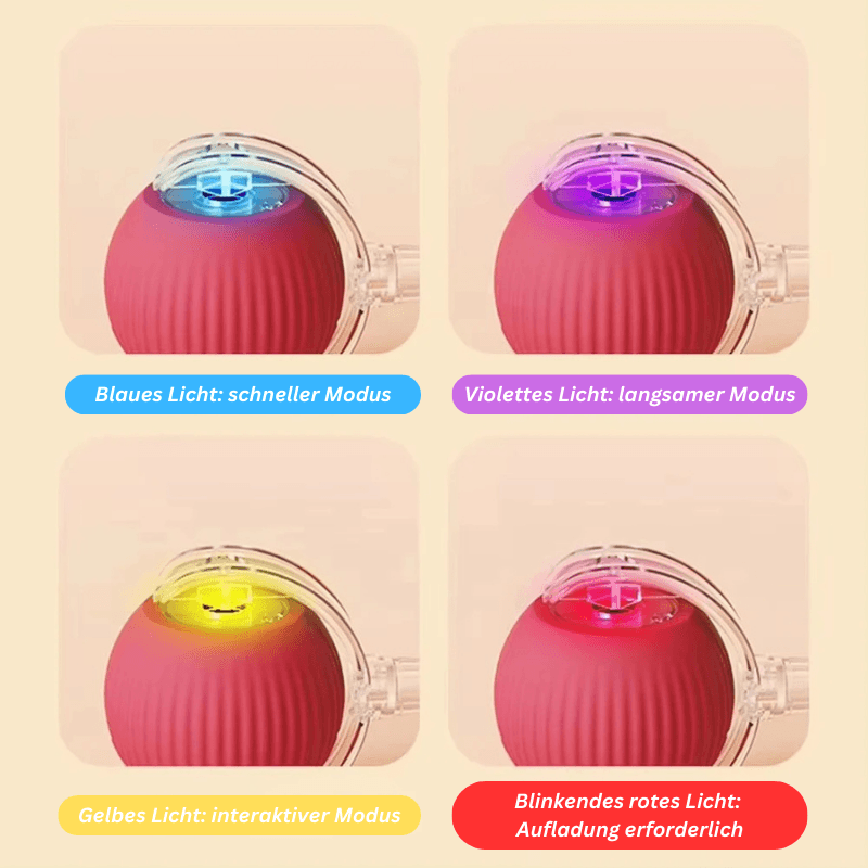 Interaktives Katzenspielzeug Ball Beschäftigung USB TRENDMOPS INTELLYCATCH - Trendmops