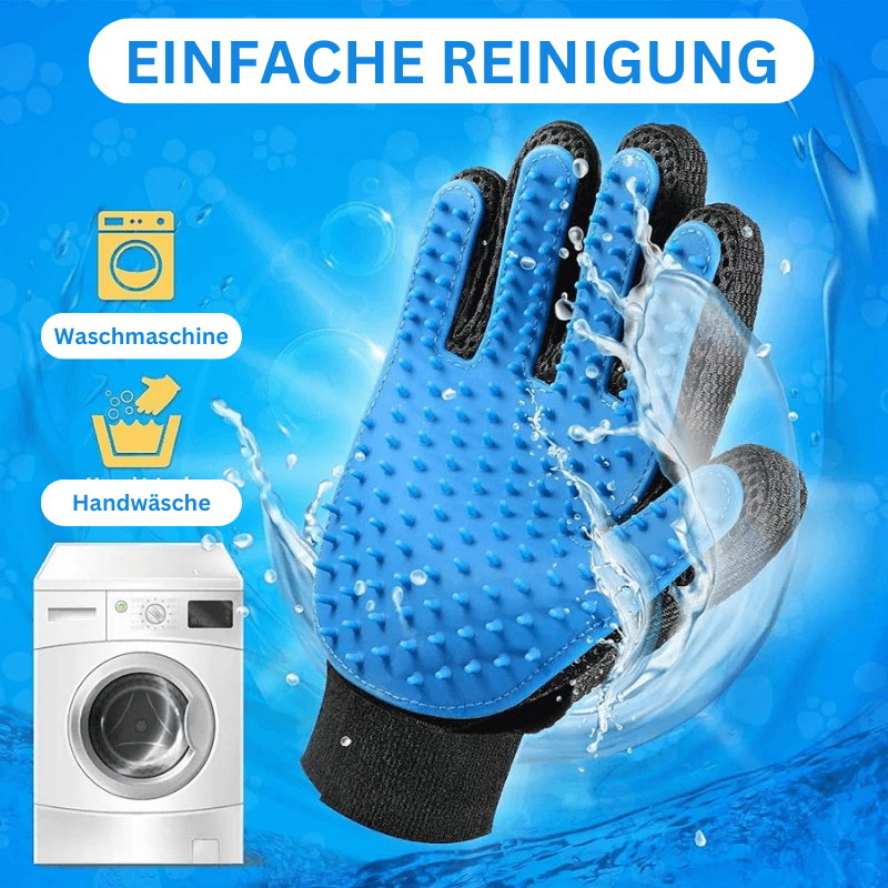 Fell-Handschuh Bürste Fellpflege Hunde Katzen TRENDMOPS FELLFINO - Trendmops