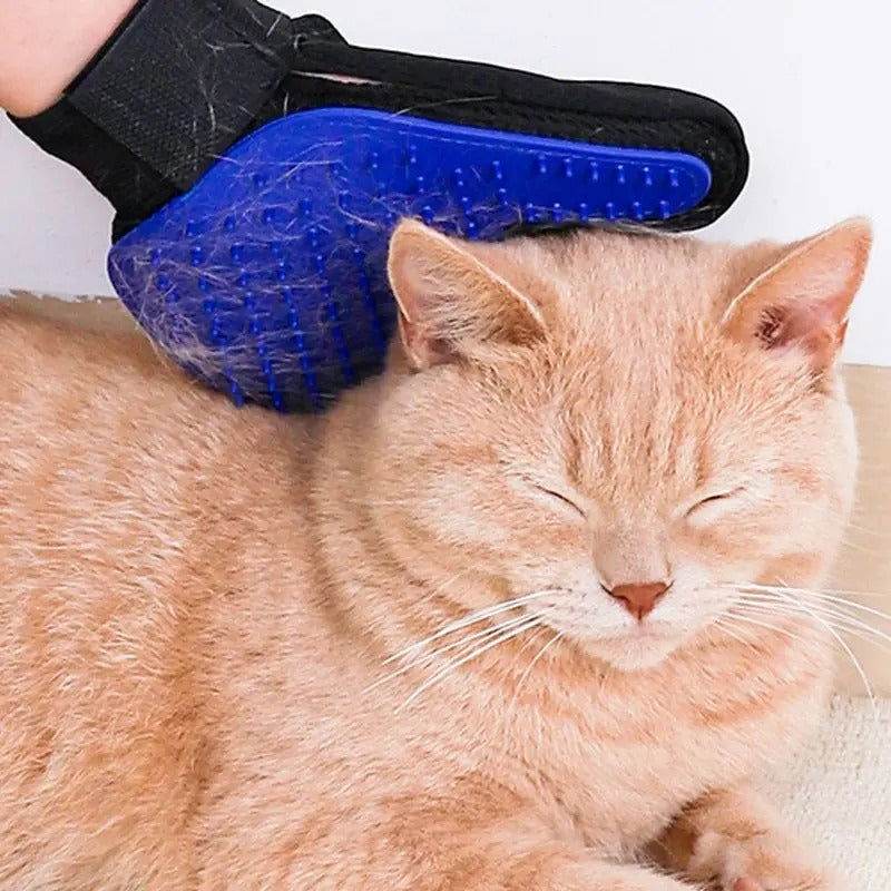 Fell-Handschuh Bürste Fellpflege Hunde Katzen TRENDMOPS FELLFINO - Trendmops