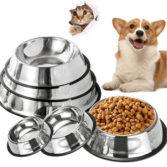 Fressnapf Edelstahl Hunde Katzen antirutsch TRENDMOPS NAPFPFÖTCHEN - Trendmops