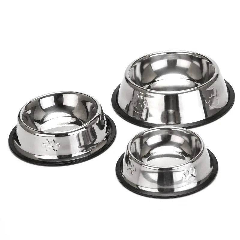 Fressnapf Edelstahl Hunde Katzen antirutsch TRENDMOPS NAPFPFÖTCHEN - Trendmops