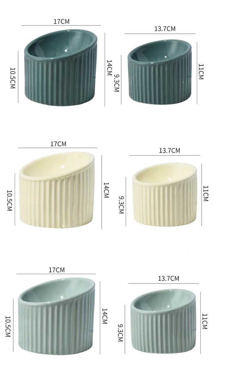 Fressnapf Futternapf Keramik erhöht Katzen TRENDMOPS NORDICKITTEN - Trendmops