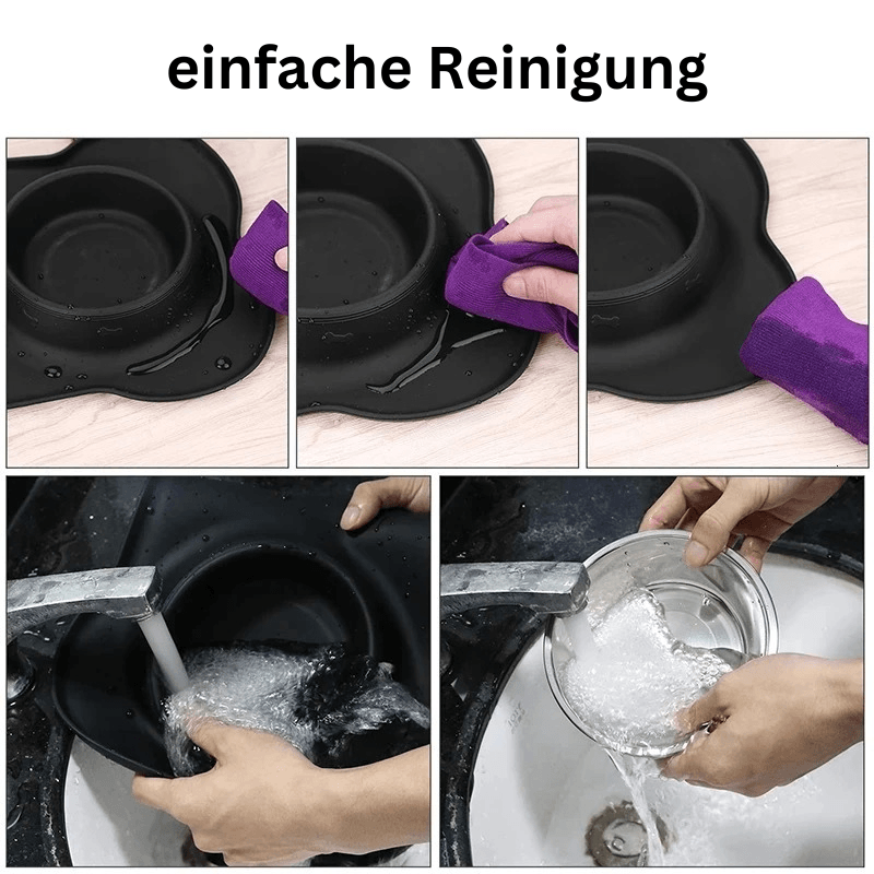 Futterstation Napf Hunde Katzen wasserfest TRENDMOPS SNACKTIME - Trendmops