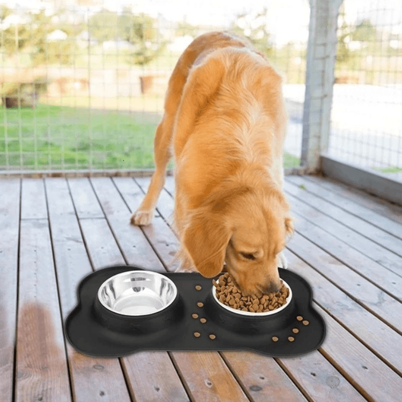 Futterstation Napf Hunde Katzen wasserfest TRENDMOPS SNACKTIME - Trendmops