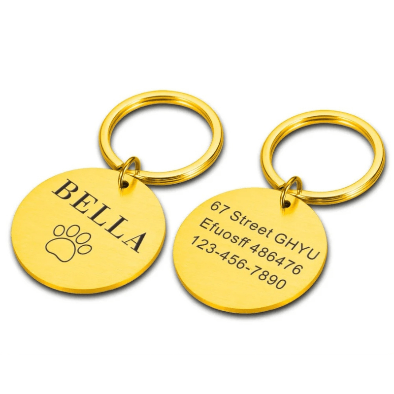 Hundemarke Katzenmarke AnhÀnger personalisiert Name TRENDMOPS PAWTAG - Trendmops