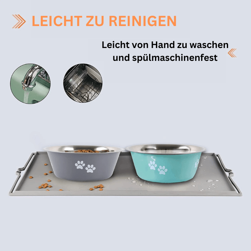 Hundenapf Fressnapf Napf Edelstahl Hunde TRENDMOPS SNACKWELL - Trendmops