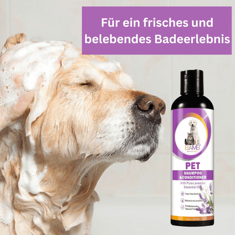 Hundeshampoo 2in1 Shampoo Spülung Fell Katzen TRENDMOPS SCHAUMINA - Trendmops