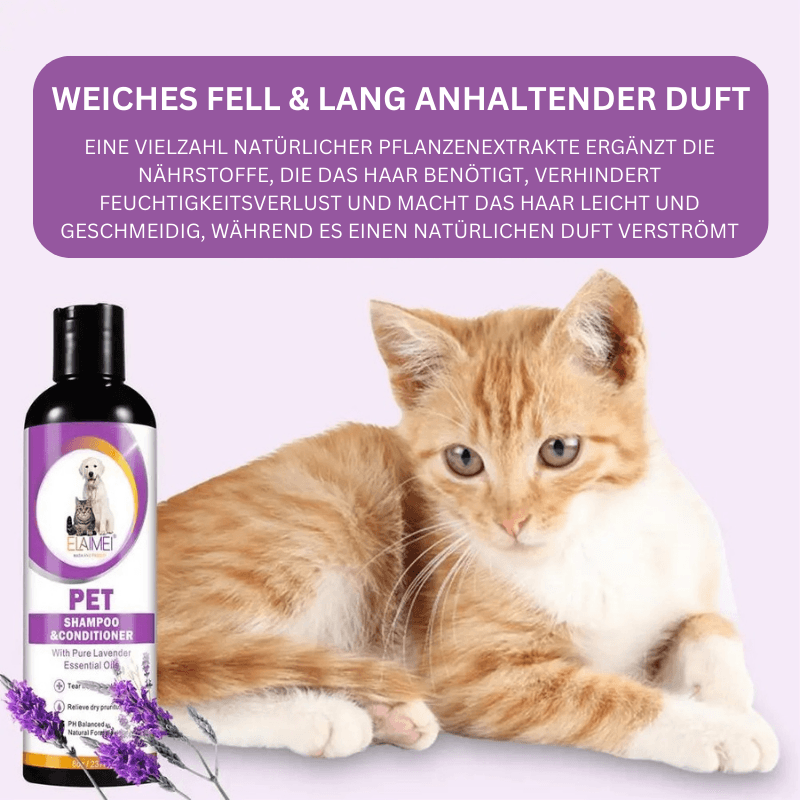 Hundeshampoo 2in1 Shampoo Spülung Fell Katzen TRENDMOPS SCHAUMINA - Trendmops