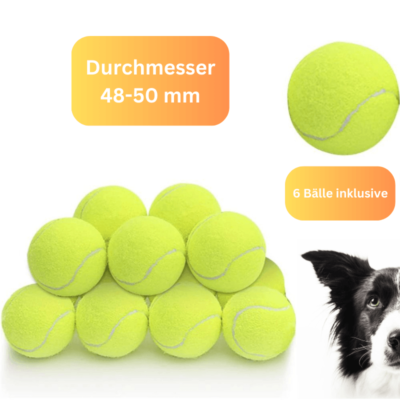 Ballwurfmaschine Hundespielzeug 6 Bälle TRENDMOPS BALLFLY - Trendmops