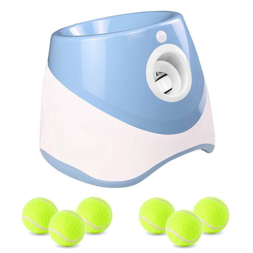 Ballwurfmaschine Hundespielzeug 6 Bälle TRENDMOPS BALLFLY - Trendmops