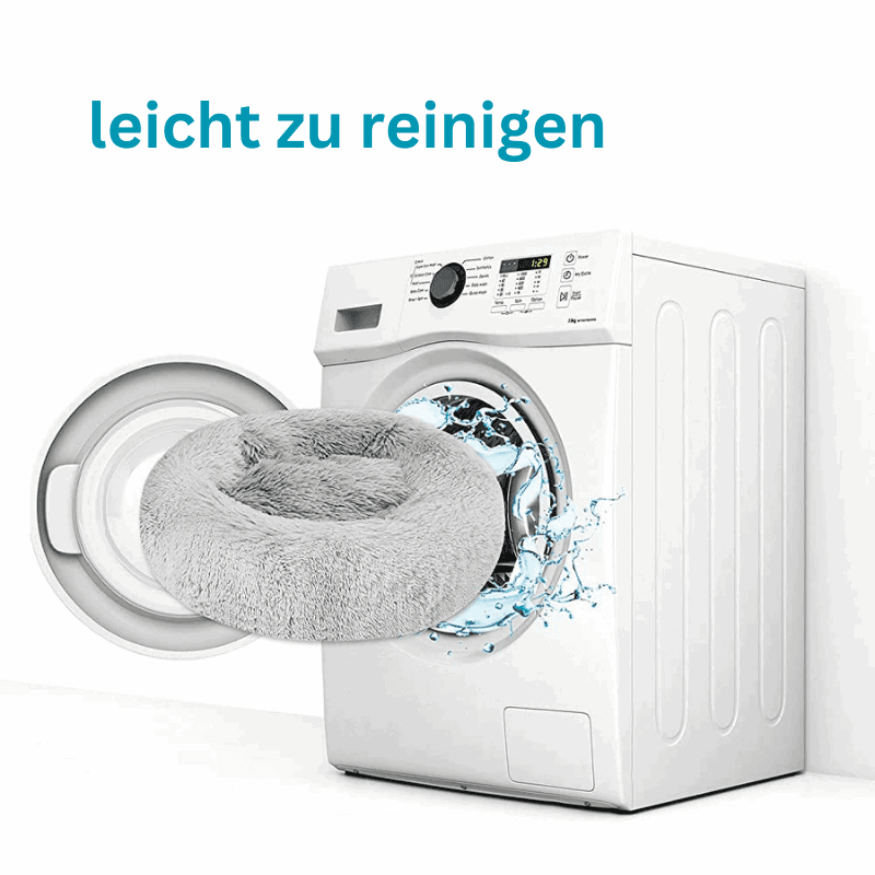 Katzenbett Donut rund Plüsch TRENDMOPS FLUFFYISLAND - Trendmops