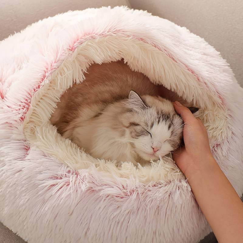 Katzenbett Katzenhöhle kuschelig TRENDMOPS FLUFFYSLEEP - Trendmops