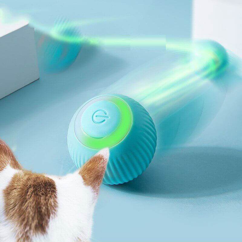 Katzenspielzeug Ball interaktiv Katze USB TRENDMOPS VIBROCATBALL - Trendmops