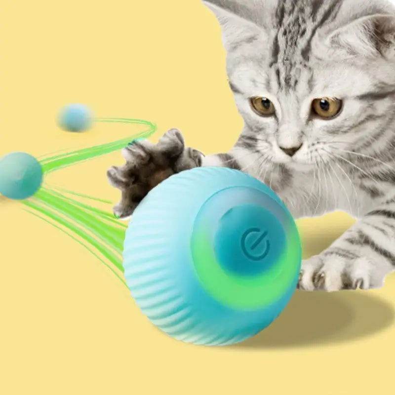 Katzenspielzeug Ball interaktiv Katze USB TRENDMOPS VIBROCATBALL - Trendmops