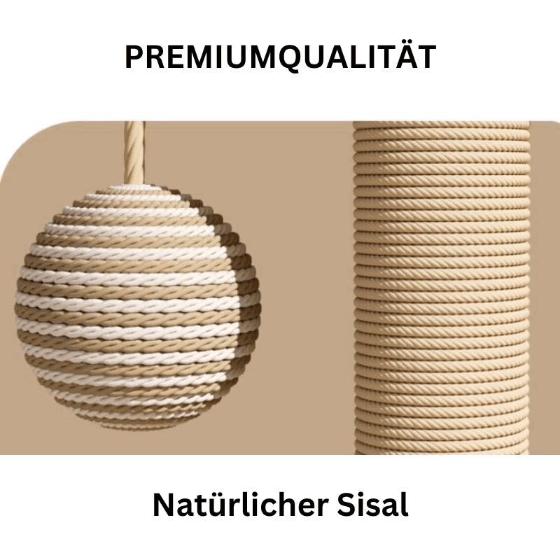 Katzenspielzeug Kratzbaum Holz Krallen Katze TRENDMOPS WOODYCRATCH - Trendmops