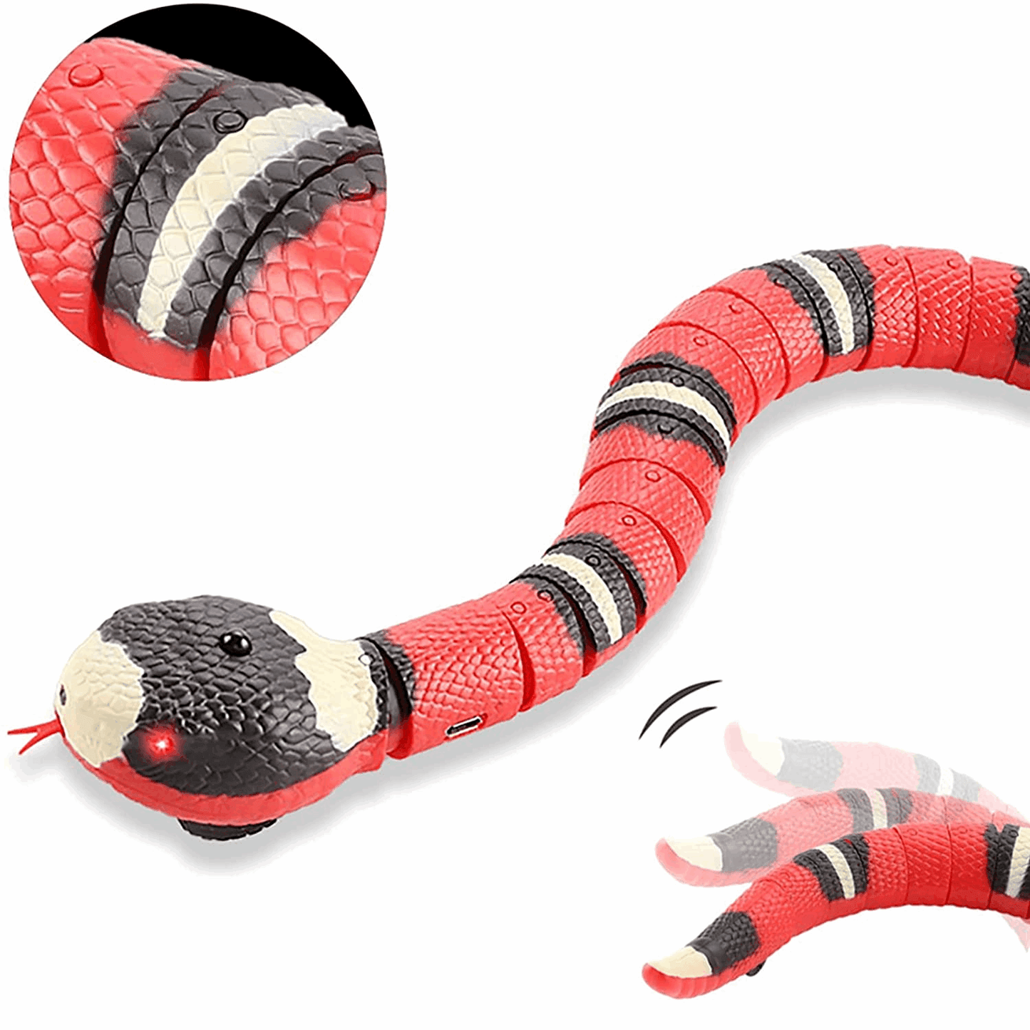 Katzenspielzeug interaktiv Schlange USB TRENDMOPS INTELLYSNAKE - Trendmops