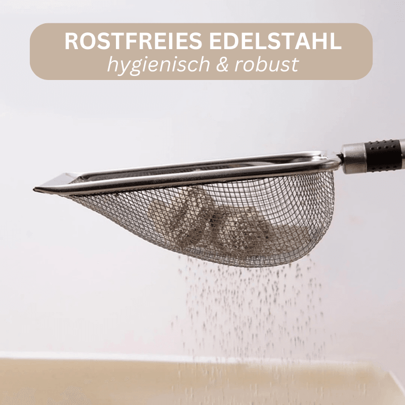 Katzenstreuschaufel Edelstahl Katzenstreu Schaufel TRENDMOPS MANOCLEVER - Trendmops