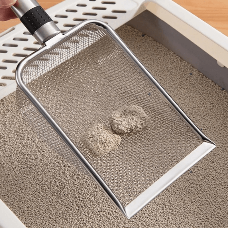 Katzenstreuschaufel Edelstahl Katzenstreu Schaufel TRENDMOPS MANOCLEVER - Trendmops