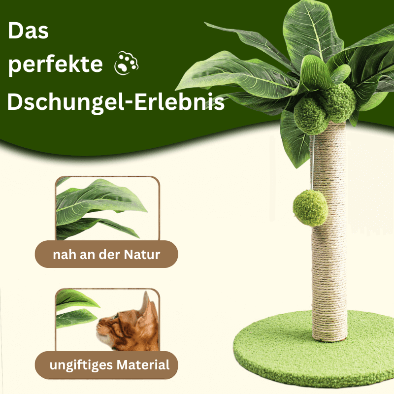 Kratzbaum Palme Katzen Krallen TRENDMOPS FUNNYPALM - Trendmops