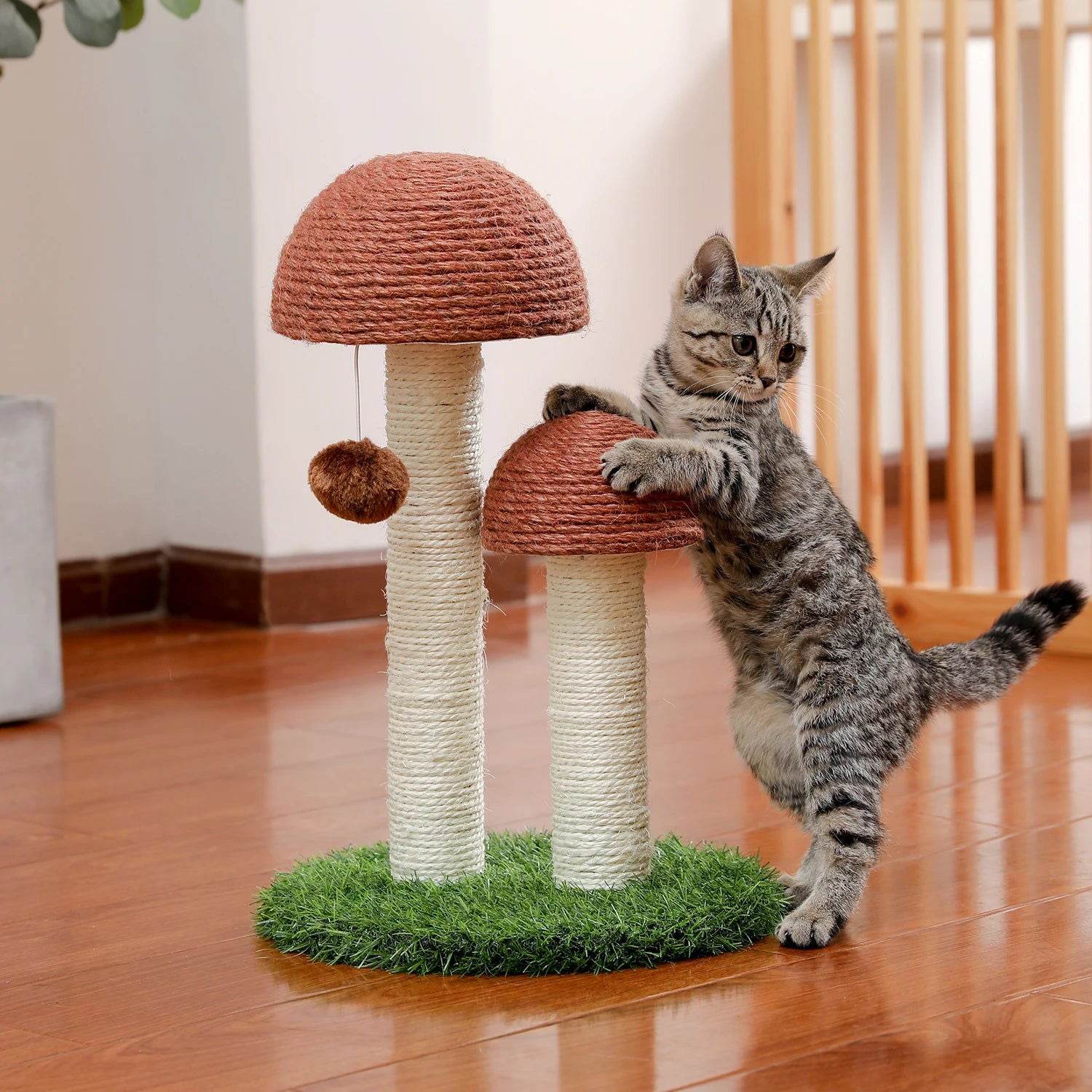 Katzenkratzbaum Kratzbaum Pilz Katzen TRENDMOPS FUNKYMUSHROOM - Trendmops