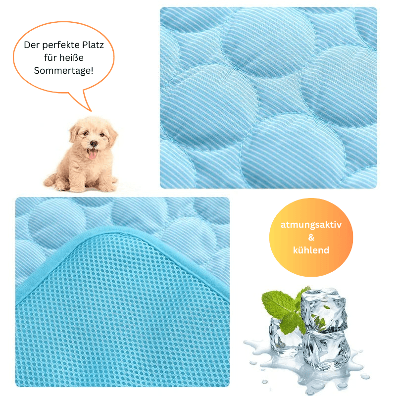 Kühlmatte Decke Hunde Katzen Sommer TRENDMOPS COOLINGPAWZ - Trendmops