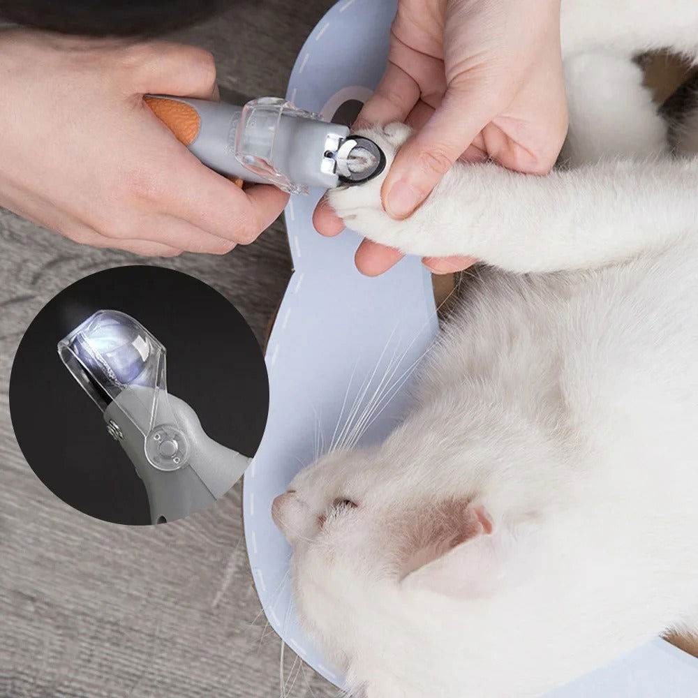 LED Krallenschere Blutlinie Hunde Katzen TRENDMOPS PAWZCARE - Trendmops