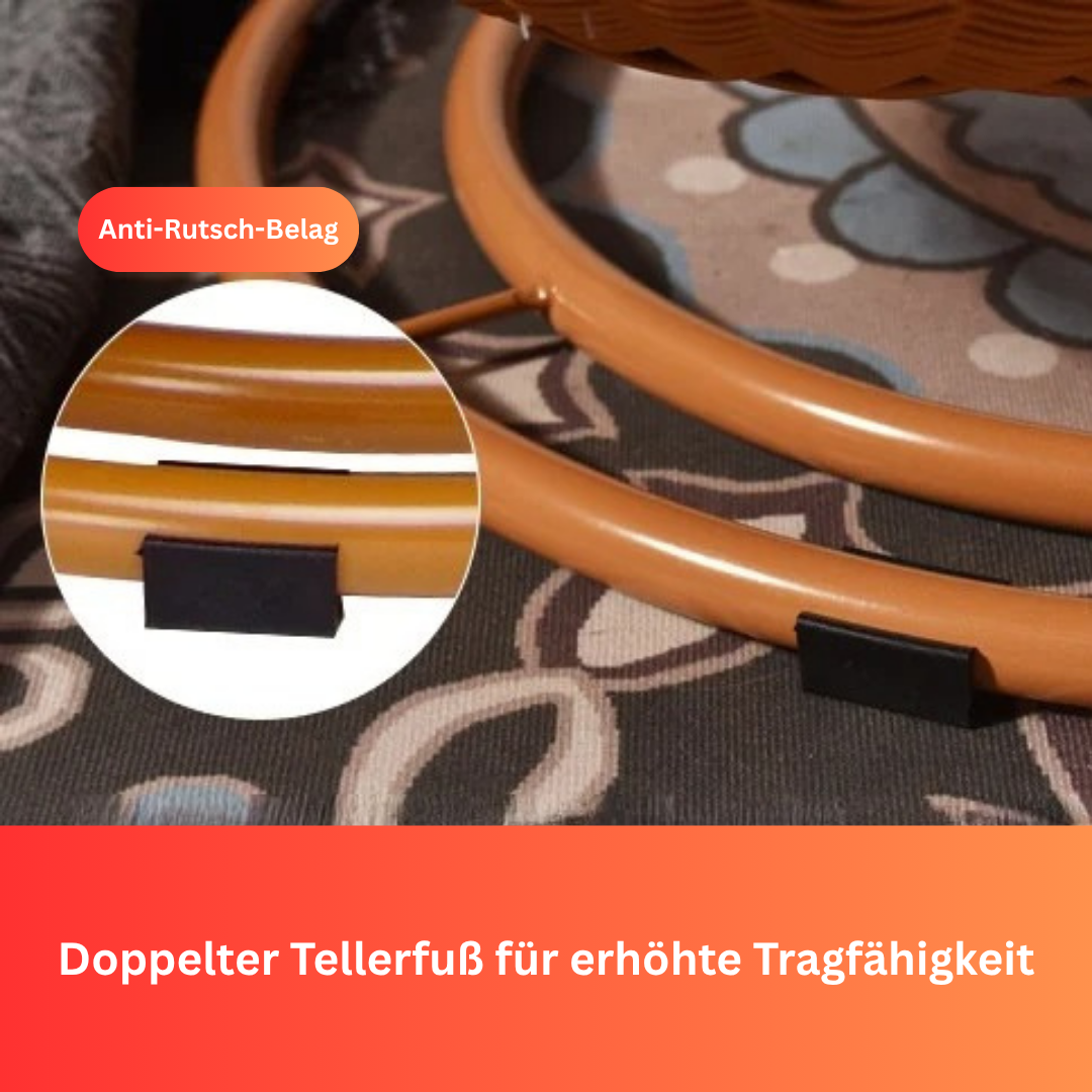 Hängendes Katzenbett Kugel Rattan Katze TRENDMOPS CATLOUNGE