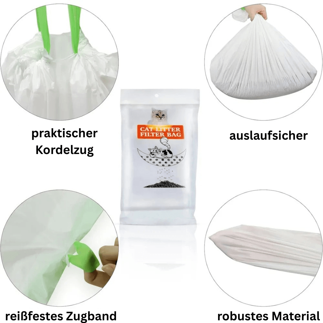 Katzenklobeutel Sieb Filter Katzenklo Beutel TRENDMOPS CLEVERBAG