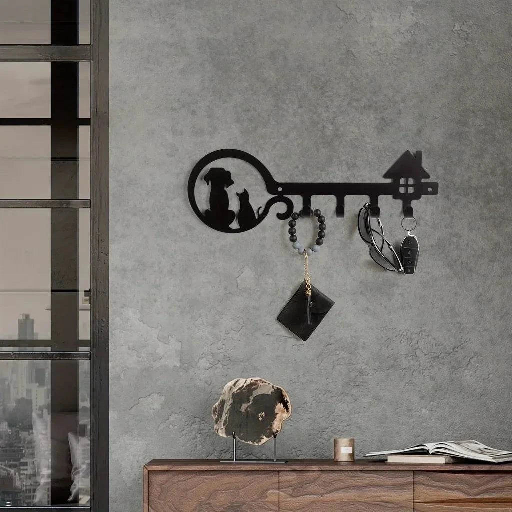 Schlüsselbrett Schlüsselhalter Hund Katze TRENDMOPS TRINEDA - Trendmops