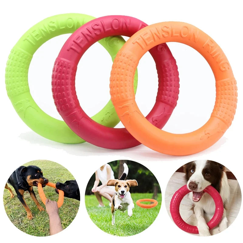 Kauspielzeug Ring Gummi XL Hundespielzeug wasserfest TRENDMOPS CHEWYRING