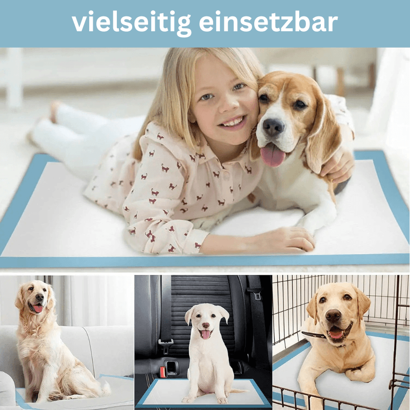 Hundewindeln Inkontinenz Hunde Welpen 6-lagig Urin TRENDMOPS NAPPYPAW - Trendmops