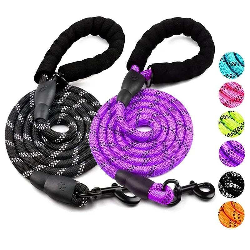 Reflektierende Hundeleine 3m Leine Hund Sicherheit TRENDMOPS DOGREFLECT