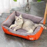 TRENDMOPS SCHLUMMERTATZE - 2-in-1 Kuscheliges Haustierbett für Hunde und Katzen: Wasserdicht, kühlend & wärmend, S-3XL