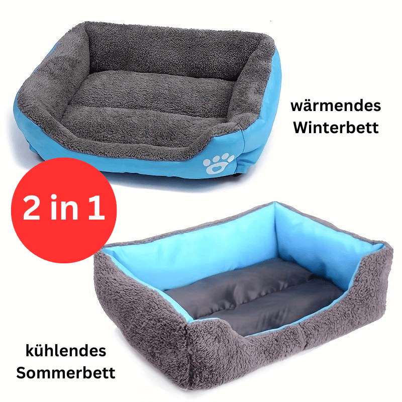 Hundebett Katzenbett 2in1 Sommer Winter TRENDMOPS SCHLUMMERTATZE - Trendmops