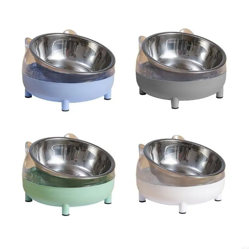 Erhöhter Futternapf Katzen Edelstahl TRENDMOPS FEEDYBOWL