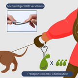 TRENDMOPS CLEVERPOOP - Halterung für Hundekotbeutel mit Klettverschluss
