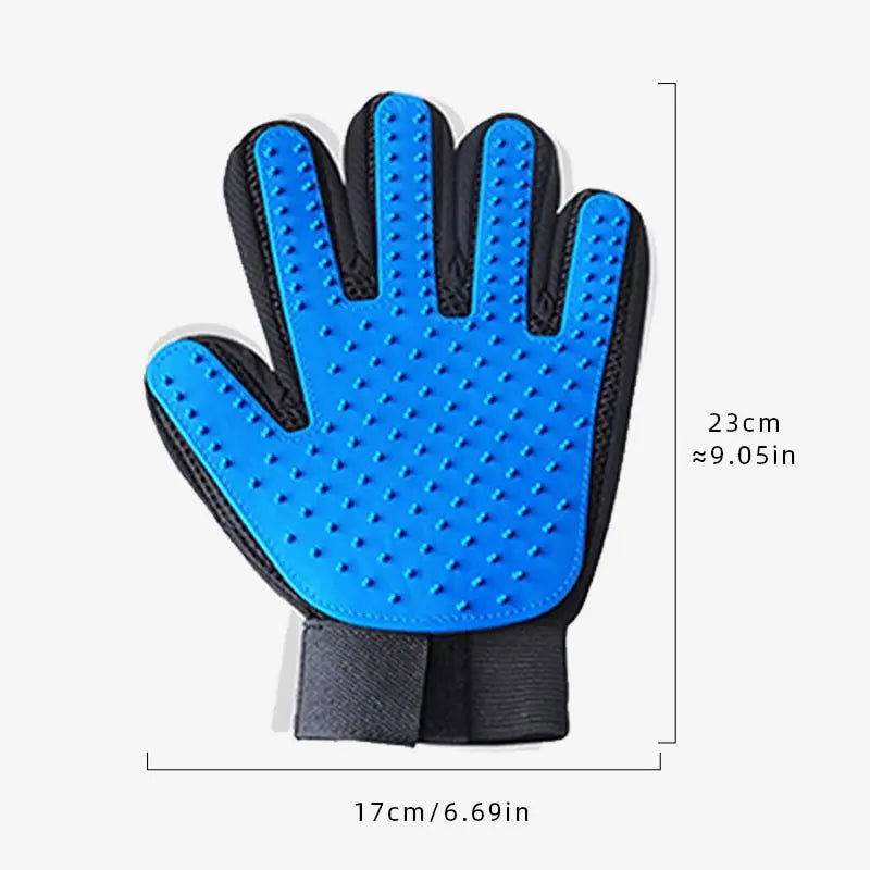 Fell-Handschuh Bürste Fellpflege Hunde Katzen TRENDMOPS FELLFINO - Trendmops