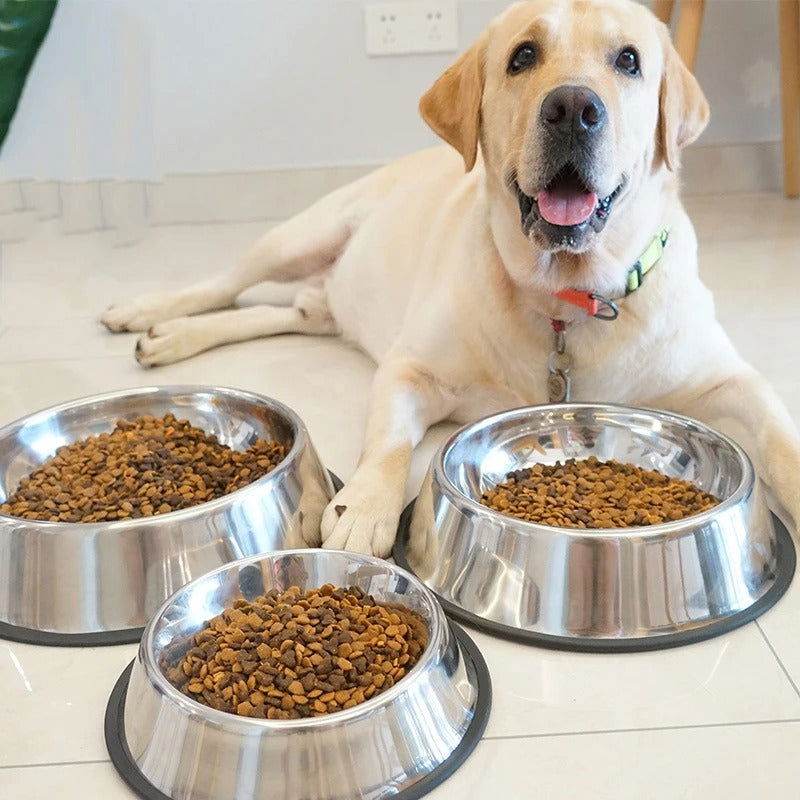 Fressnapf Edelstahl Hunde Katzen antirutsch TRENDMOPS NAPFPFÖTCHEN - Trendmops