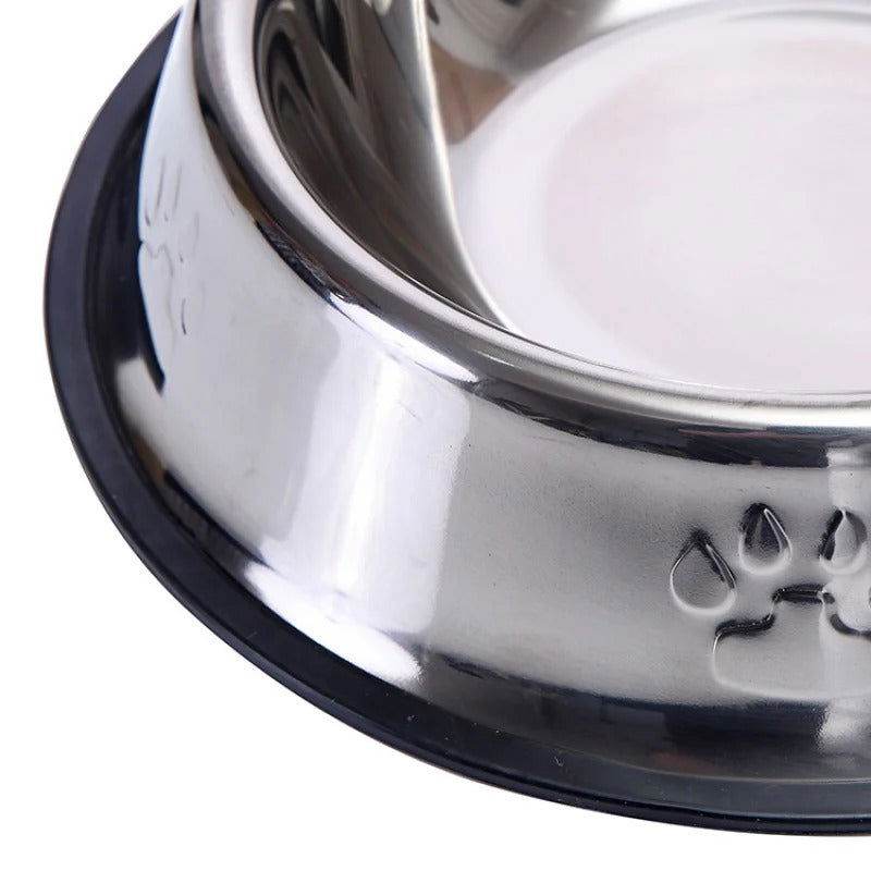 Fressnapf Edelstahl Hunde Katzen antirutsch TRENDMOPS NAPFPFÖTCHEN - Trendmops