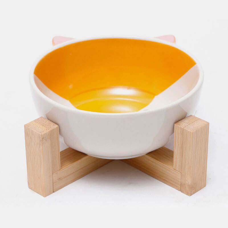 Fressnapf Keramik Katze Fuchs Panda Holz TRENDMOPS SNACKYBOWL - Trendmops