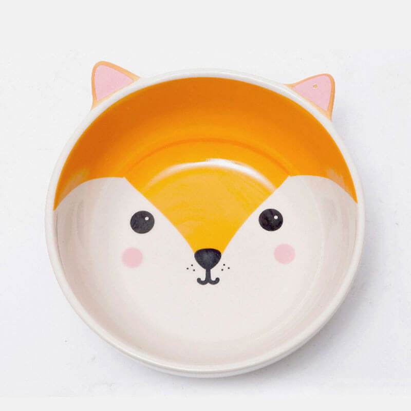 Fressnapf Keramik Katze Fuchs Panda Holz TRENDMOPS SNACKYBOWL - Trendmops
