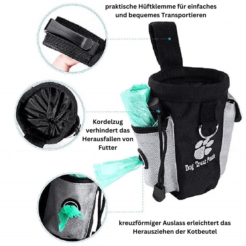 Leckerlitasche Futterbeutel Snacktasche Leckerli TRENDMOPS SMARTYBAG - Trendmops