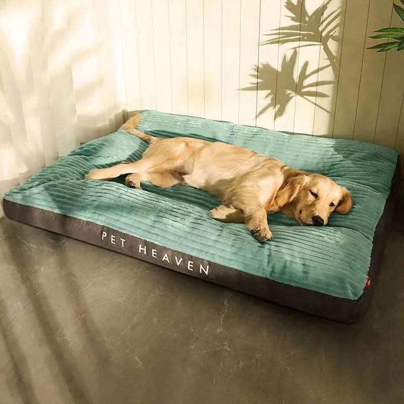 Hundebett Schlafplatz Cord abnehmbarer Bezug TRENDMOPS TRAUMTATZE - Trendmops