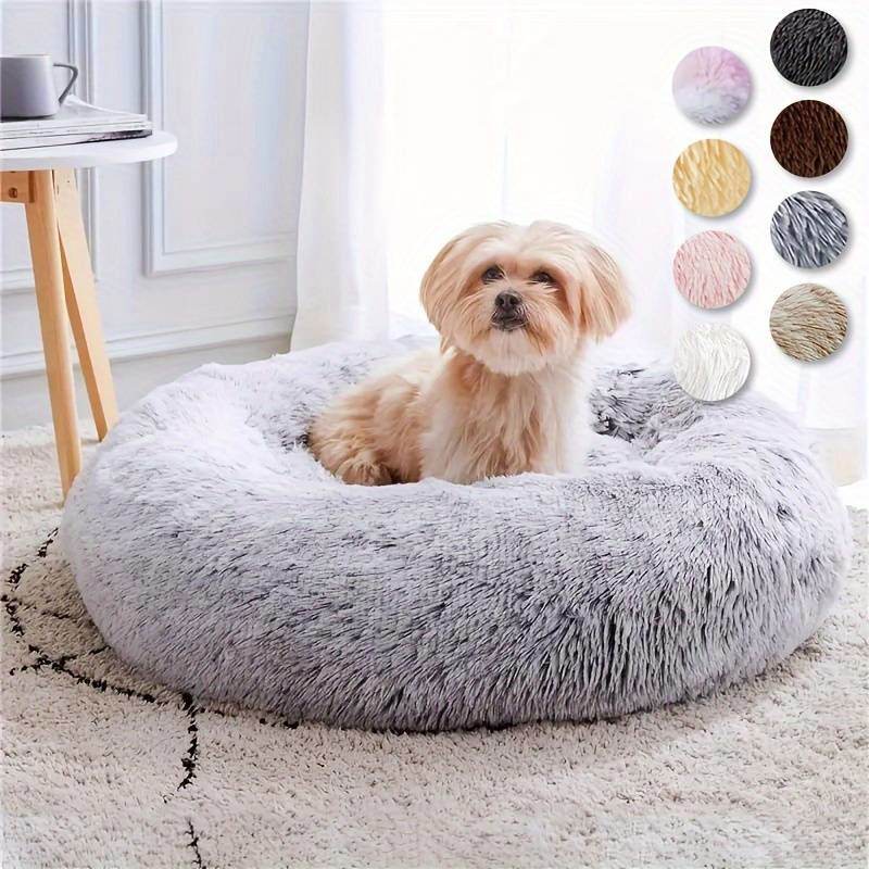 Hundebett Donut rund kuschelig Plüsch TRENDMOPS COSYDONUT - Trendmops