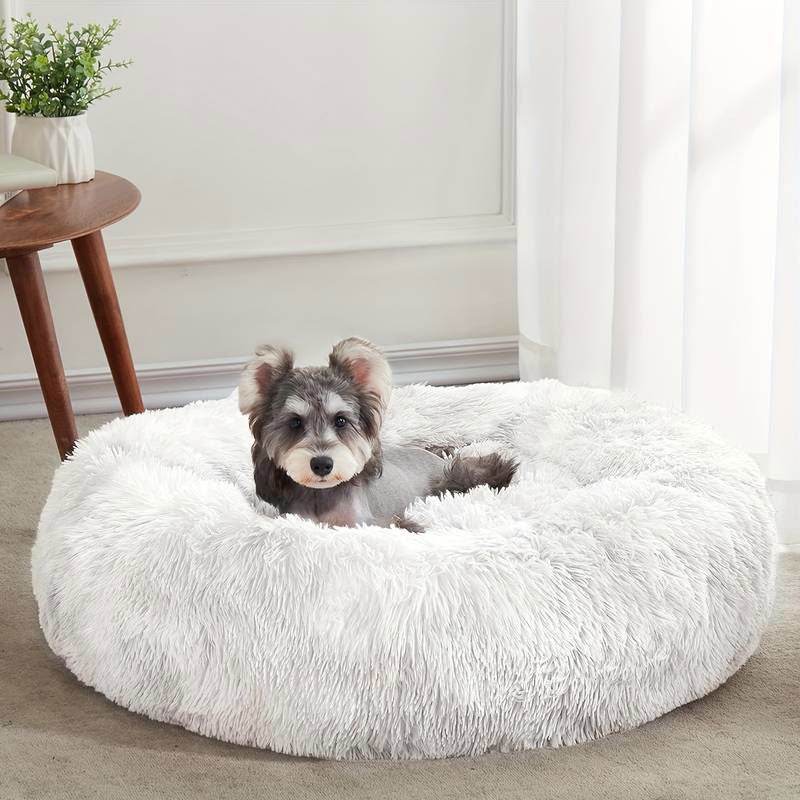 Hundebett Donut rund kuschelig Plüsch TRENDMOPS COSYDONUT - Trendmops