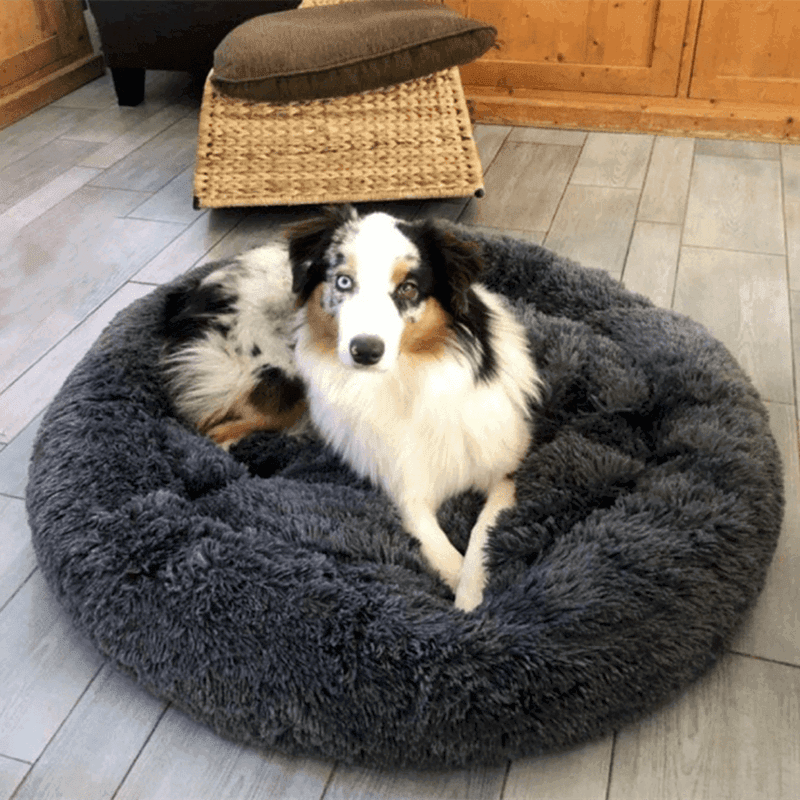 Hundebett Donut rund kuschelig Plüsch TRENDMOPS COSYDONUT - Trendmops