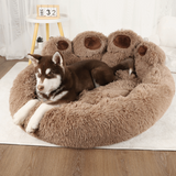 Hundebett Pfote Tatze rund Plüsch TRENDMOPS CUDDLEPAW - Trendmops