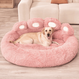 Hundebett Pfote Tatze rund Plüsch TRENDMOPS CUDDLEPAW - Trendmops